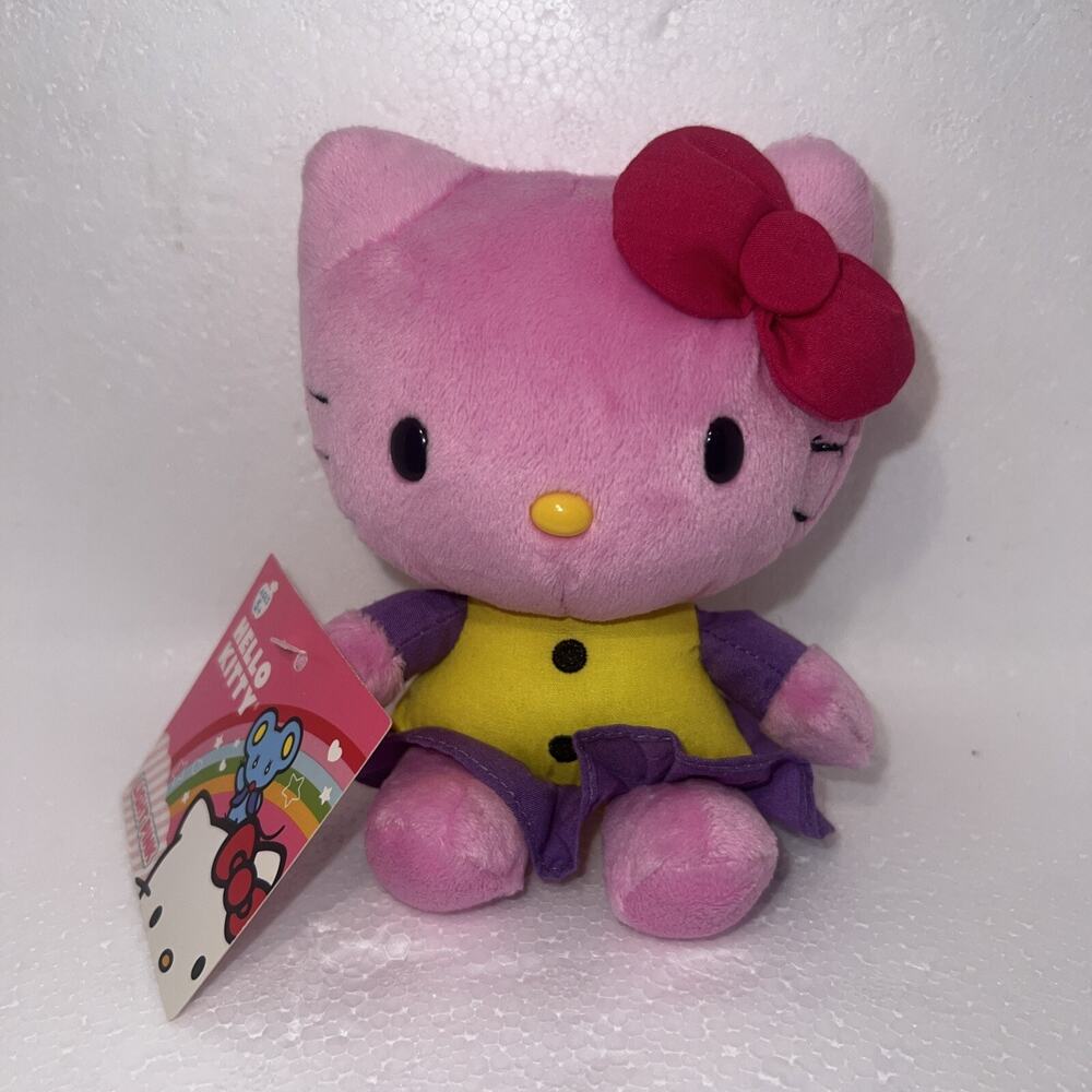 Hello Kitty 6” plush light pink 2011 Jakks Pacific Sanrio RARE NWT